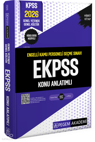 Pegem Akademi 2026 E-KPSS Engelli Kamu Personeli Seçme Sınavı Konu Anl