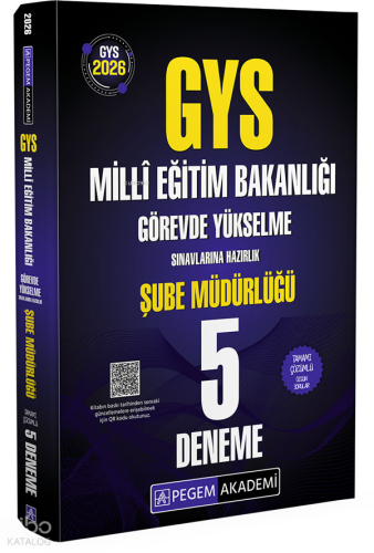 Pegem Akademi 2026 GYS MEB Görevde Yükselme Sınavlarına Hazırlık Tamam