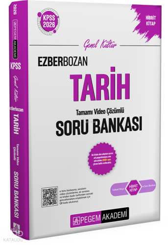 Pegem Akademi 2026 KPSS Genel Yetenek Genel Kültür Ezberbozan Tarih Ta