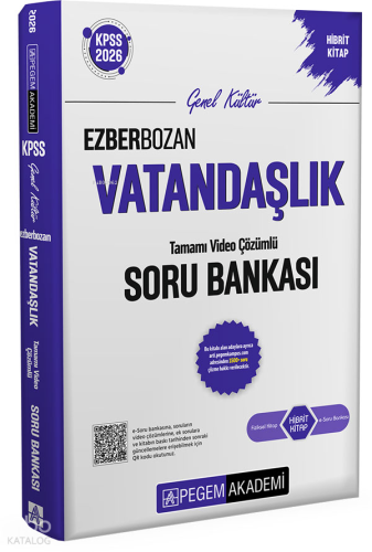 Pegem Akademi 2026 KPSS Genel Yetenek Genel Kültür Ezberbozan Vatandaş