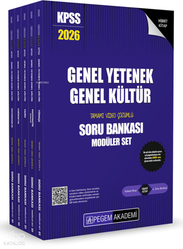 Pegem Akademi 2026 KPSS Genel Yetenek Genel Kültür Tamamı Çözümlü Soru