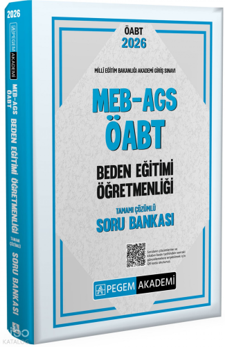 Pegem Akademi 2026 MEB AGS ÖABT Beden Eğitimi Öğretmenliği Tamamı Çözü