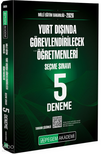 Pegem Akademi 2026 MEB Yurt Dışında Görevlendirilecek Öğretmenleri Seç