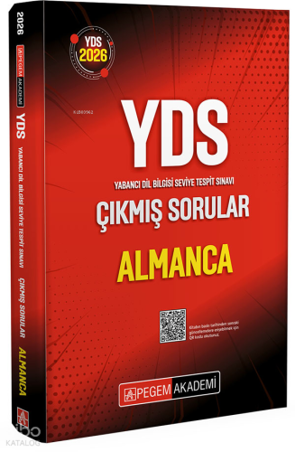 Pegem Akademi 2026 YDS Almanca Çıkmış Sorular