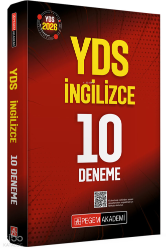 Pegem Akademi 2026 YDS İngilizce 10 Deneme