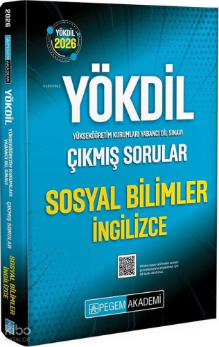 Pegem Akademi 2026 YÖKDİL Sosyal Bilimler İngilizce Çıkmış Sorular