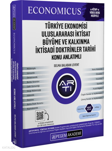 Pegem Akademi Yayıncılık KPSS A Grubu Economicus Türkiye Ekonomisi, Uluslararası İktisat, Büyüme ve Kalkınma, İktisadi Doktrinler Tarihi Konu Anlatımı