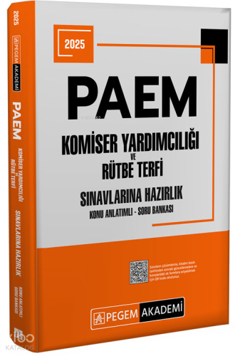 Pegem Akademi Yayınları 2025 PAEM Komiser Yardımcılığı ve Rütbe Terfi 