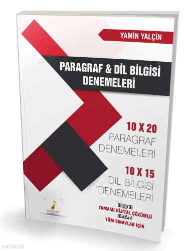 Pelikan Tüm Sınavlar İçin Paragraf ve Dil Bilgisi Denemeleri Tamamı Dijital Çözümlü