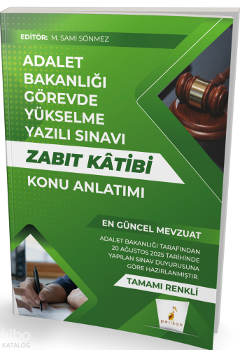 Pelikan Yayınevi GYS Adalet Bakanlığı Görevde Yükselme Yazılı Sınavı Z