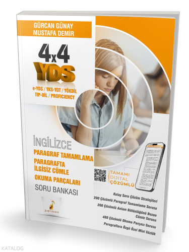Pelikan YDS İngilizce 4x4 Paragraf Tamamlama Paragrafta İlgisiz Cümle Okuma Parçaları Soru Bankası