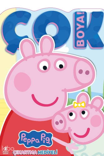 Peppa Pig ve Evie - Çok Boya! Çıkartmalı Dev Boyama Kitabı