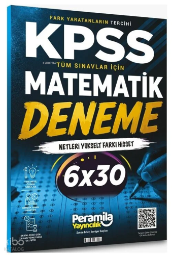 Peramila KPSS Matematik 6 Deneme Çözümlü