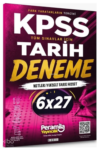 Peramila KPSS Tarih 6 Deneme Çözümlü