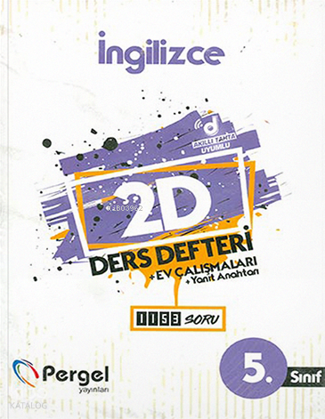 Pergel 5. Sınıf İngilizce 2D Ders Defteri Ev Çalışmaları