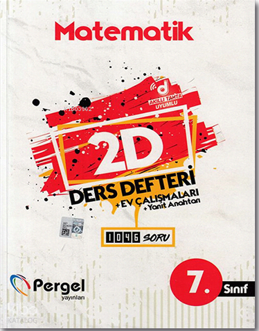 Pergel 7. Sınıf Matematik 2D Ders Defteri Ev Çalışmaları