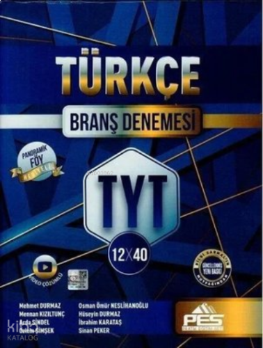 Pes Tyt Branş Deneme Türkçe 12*40 - 2022