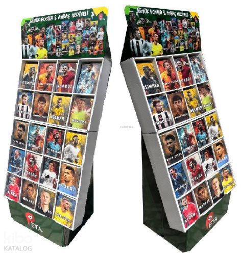 Peta Kitap Sporcu Standı;20 Gözlü 30 Çeşit 300 Adet Kitap