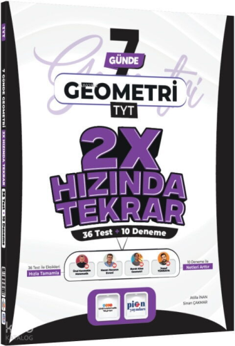 Pion TYT Geometri 7 Günde 2X Hızında Tekrar Deneme