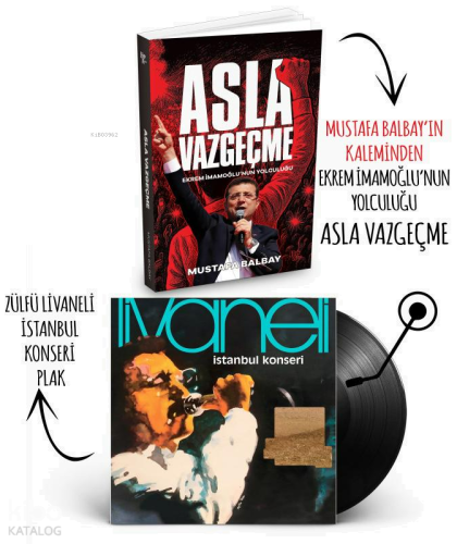 Plaklı Kitaplar - Asla Vazgeçme - Livaneli İstanbul Konseri