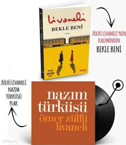 Plaklı Kitaplar -  Bekle Beni - Nazım Türküsü Plak