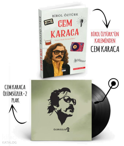 Plaklı Kitaplar - Cem Karaca - Ölümsüzler 2 - Plak