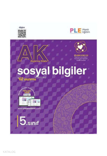 PLE Yayınları 5. Sınıf - Sosyal Bilgiler Alıştırma Kitabı