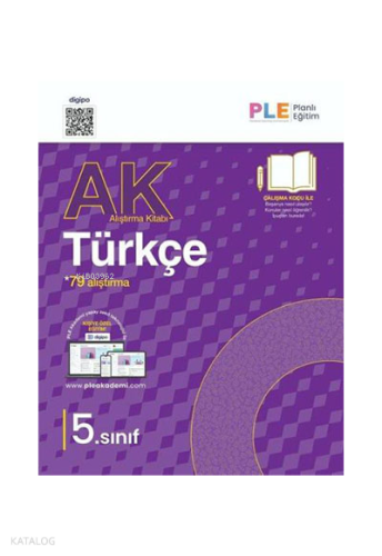 PLE Yayınları 5. Sınıf - Türkçe Alıştırma Kitabı