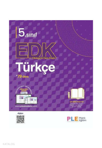 PLE Yayınları 5.Sınıf - Türkçe Etkileşimli Ders Kitabı - Set