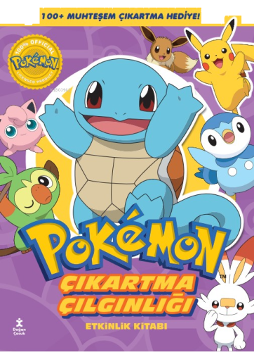 Pokémon - Squirtle Çıkartma Çılgınlığı Etkinlik Kitabı
