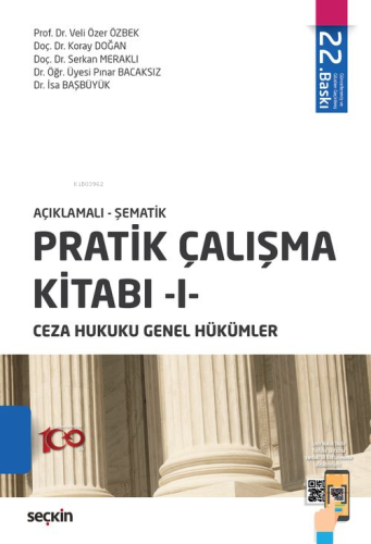 Pratik Çalışma Kitabı – I, Ceza Hukuku Genel Hükümler