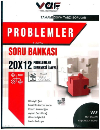 Problemler Soru Bankası Vaf