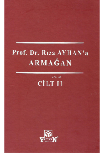 Prof. Dr. Rıza Ayhana Armağan