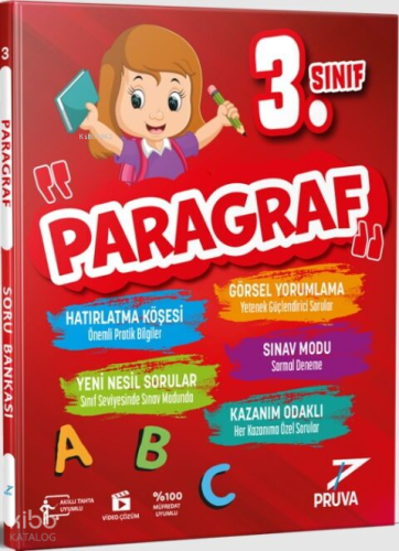 Pruva Akademi 3. Sınıf Paragraf Soru Bankası