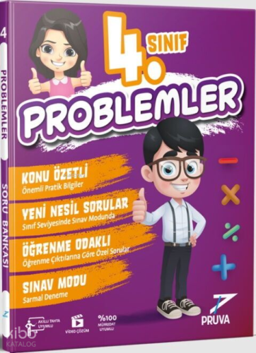 Pruva Akademi 4. Sınıf Problemler Soru Bankası