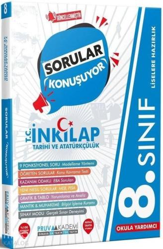 Pruva Akademi 8. Sınıf LGS İnkılap Tarihi Sorular Konuşuyor Soru Banka