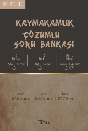 Public Kaymakamlık ;Çözümlü Soru Bankası