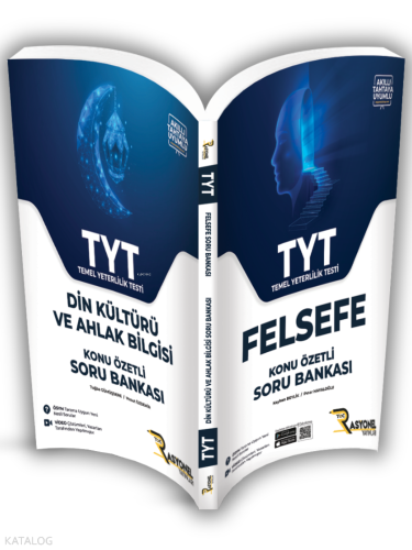 Rasyonel Yayınları TYT Felsefe - TYT Din Kültürü ve Ahlak Bilgisi Soru Bankası (Konu Özetli)
