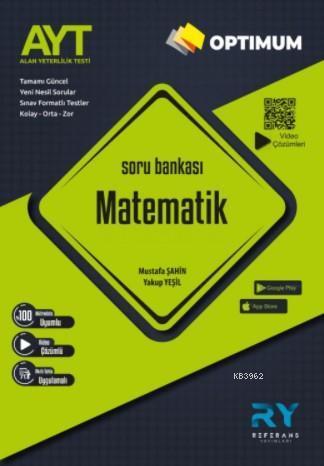 Referans Optimum AYT Matematik Soru Bankası Video Çözümlü 2021