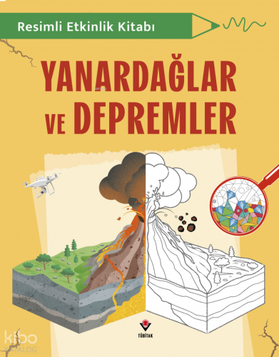 Resimli Etkinlik Kitabı - Yanardağlar ve Depremler