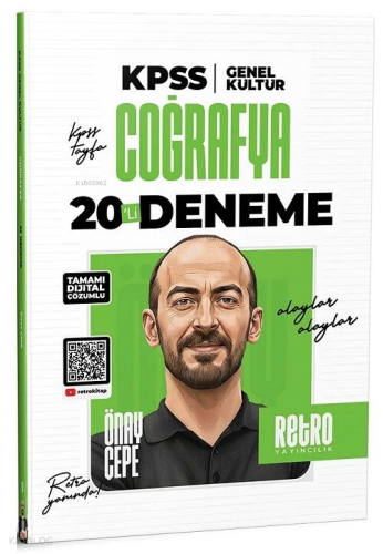 Retro 2026 KPSS Coğrafya 20 Deneme Çözümlü