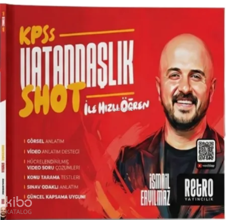 Retro KPSS Vatandaşlık Shot ile Hızlı Öğren Tekrar Kitabı