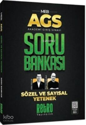 Retro Yayıncılık 2025 MEB AGS Sözel ve Sayısal Yetenek Soru Bankası