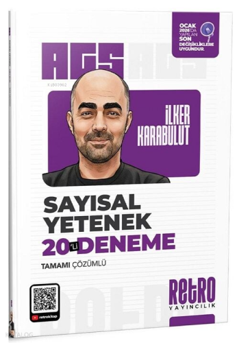 Retro Yayıncılık 2026 MEB-AGS Sayısal Yetenek 20 Deneme Çözümlü