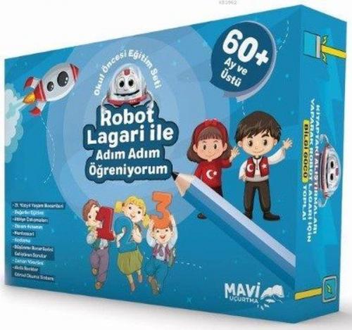 Robot Lagari ile Adım Adım Öğreniyorum - Okul Öncesi Eğitim Seti 60 Ay ve Üstü