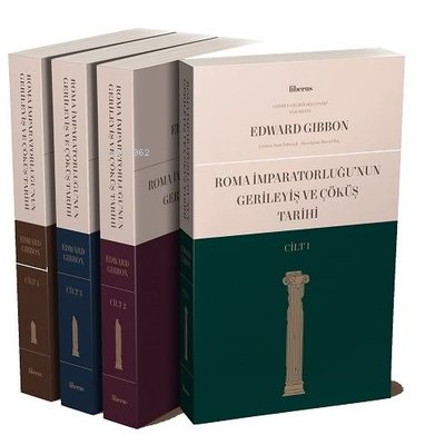 Roma İmparatorluğu'nun Gerileyiş ve Çöküş Tarihi Seti - 4 Kitap Takım