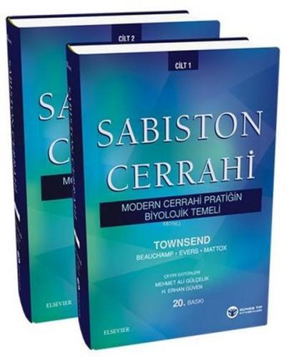 Sabiston Cerrahi - Modern Cerrahi Pratiğin Biyolojik Temeli 2 Cilt Takım