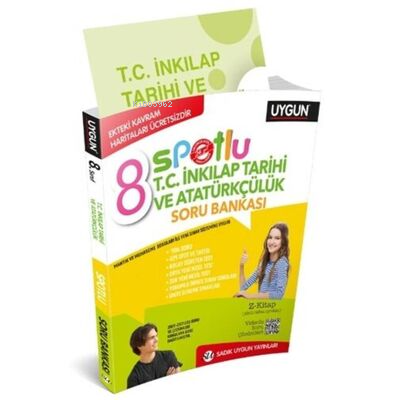 Sadık Uygun Yayınları  Spotlu İnkılap Tarihi Ve Atatürkçülük + Kavram Haritası-Yeni