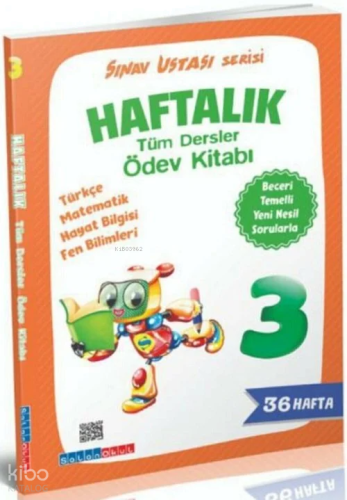 Salan 3. Sınıf Tüm Dersler Haftalık Sınav Ustası Ödev Kitabı Salan Yayınları