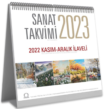 Sanat Takvimi 2023 Masa Takvimi